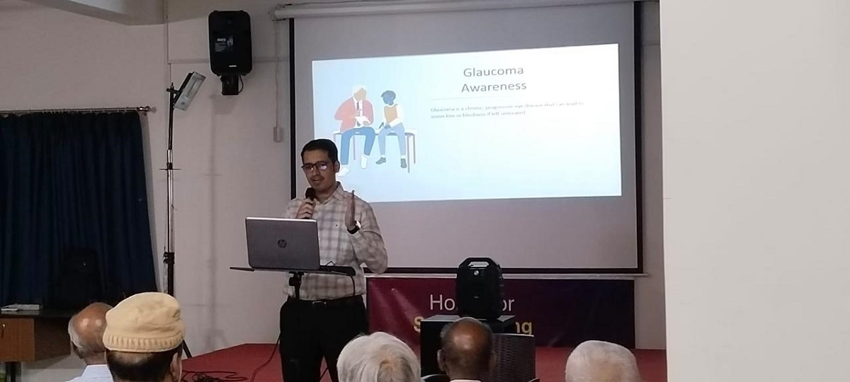Glaucoma Awareness Talk by Dr Aditya Deo at SOHAM2